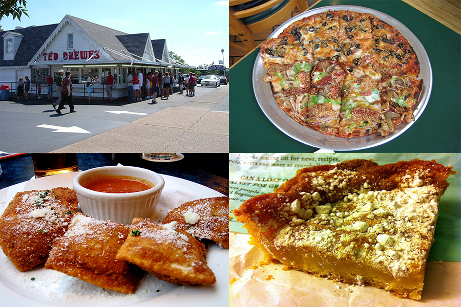 Ted Drewes, Imos, Toasted Ravioli, Gooey Butter Cake