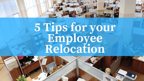 5 Tips for your Employee Relocation